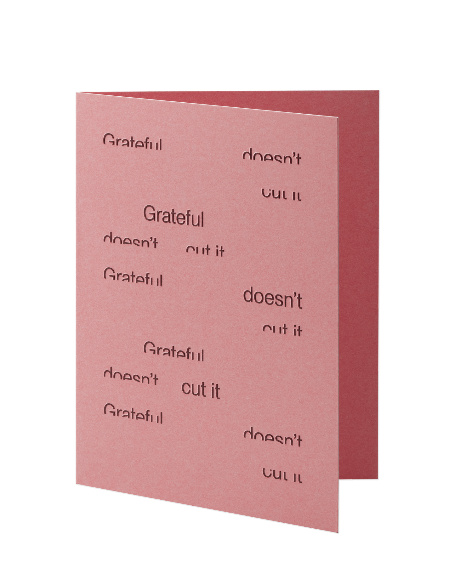 Grateful doesn't cut it