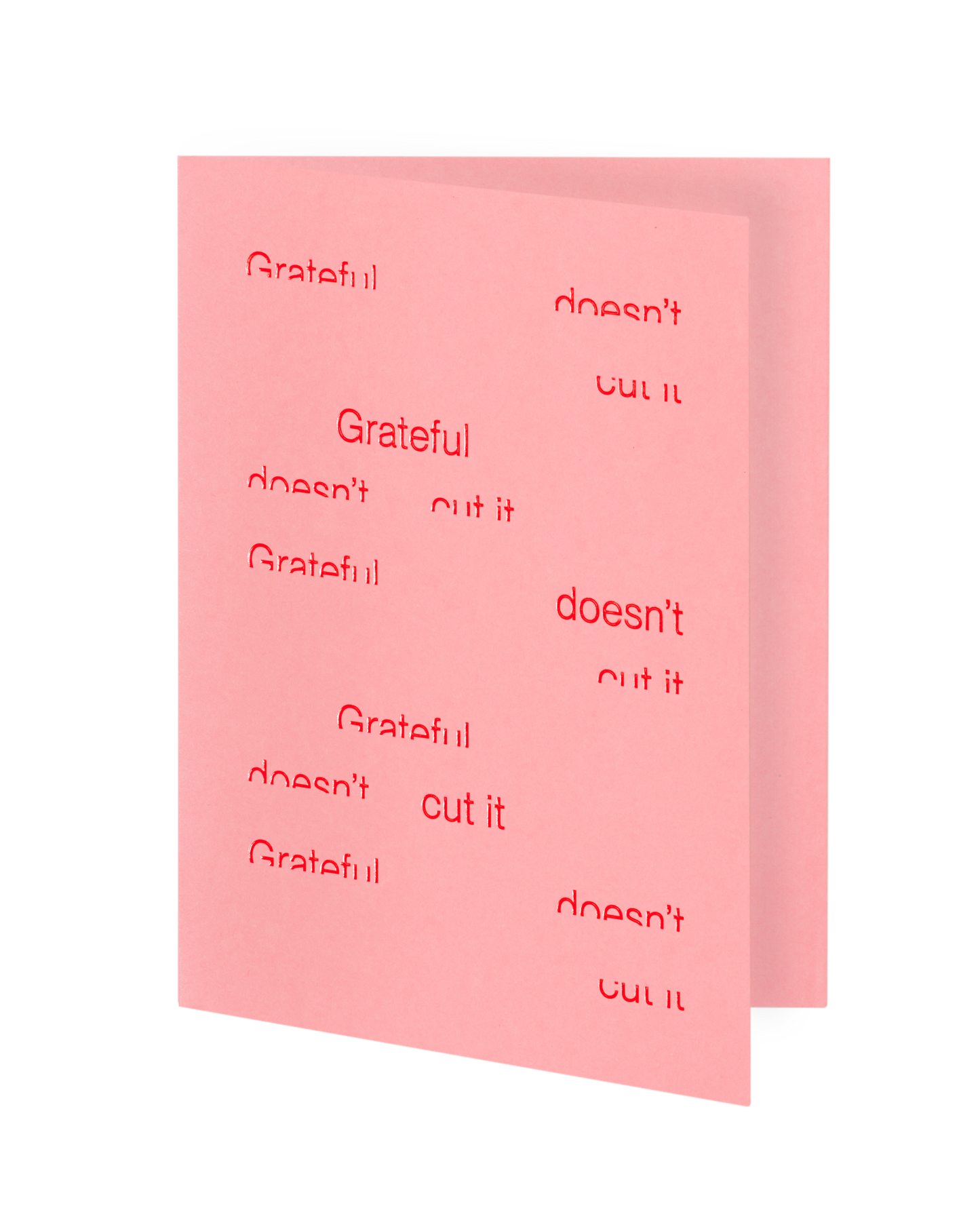 Grateful doesn't cut it